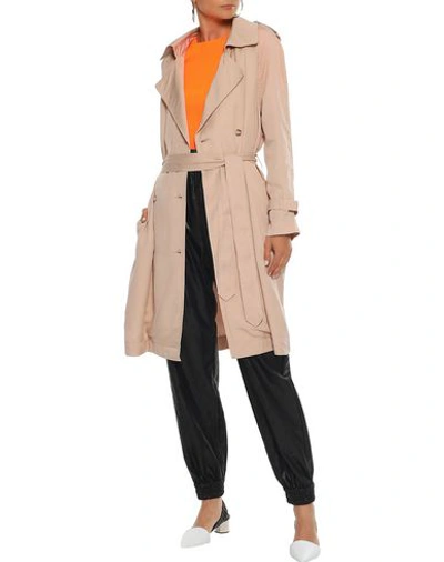 Shop Line Overcoats In Blush