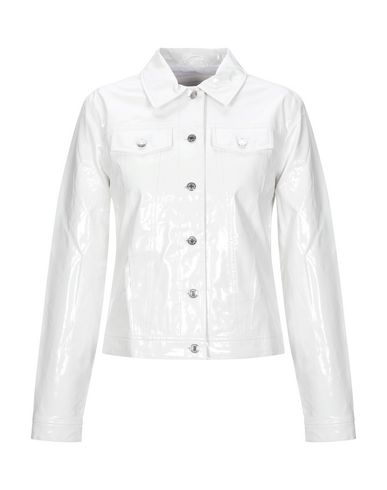 calvin klein white jean jacket