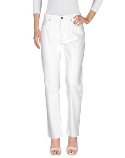 Shop M.i.h. Jeans M. I.h Jeans Woman Jeans White Size 28 Cotton