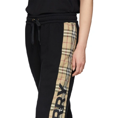 Shop Burberry Black Raine Lounge Pants