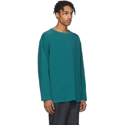 Shop House Of The Very Islands Green Off-shore Long Sleeve T-shirt In Emerald