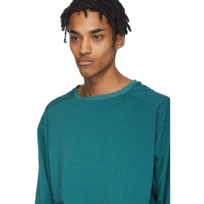Shop House Of The Very Islands Green Off-shore Long Sleeve T-shirt In Emerald