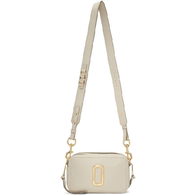 Shop Marc Jacobs Off-white 'the Softshot' 21 Bag In Cream
