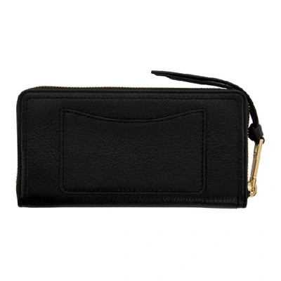 Shop Marc Jacobs Black Softshot Standard Wallet In 001 Black