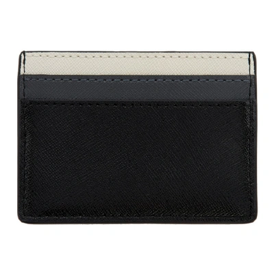 Shop Marc Jacobs Black And Grey Snapshot Card Holder In 002 Black M