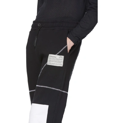 Shop A-cold-wall* Black Geometric Lounge Pants