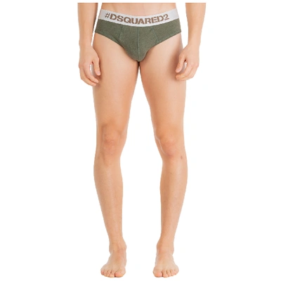 Shop Dsquared2 Men's Underwear Briefs In Green