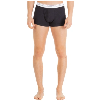 Shop Dsquared2 Men's Cotton Underwear Boxer Shorts Tripack In Black
