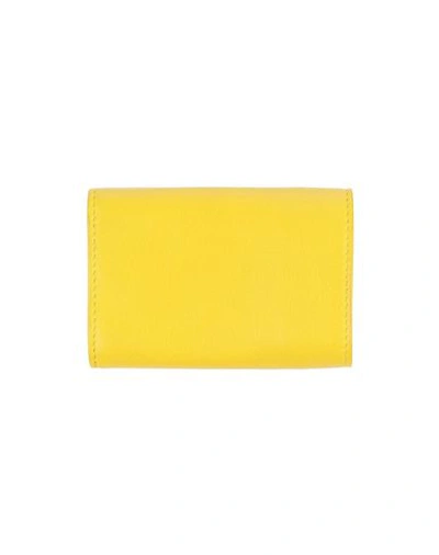 Shop Balenciaga Wallet In Yellow