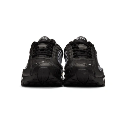 Shop Nike Black And Grey Air Max Tailwind Iv Sneakers In 004blackwhi