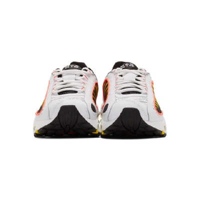 Shop Nike Black And White Air Max Tailwind Iv Sneakers In 109whitebla
