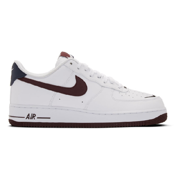 all burgundy air force ones