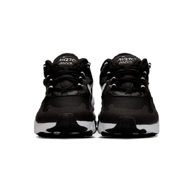 Shop Nike Black Air Max 270 React Sneakers In 004blackwhi