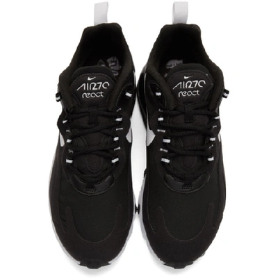 Shop Nike Black Air Max 270 React Sneakers In 004blackwhi