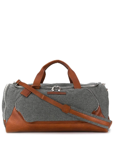 Shop Brunello Cucinelli Weekend Holdall In Braun