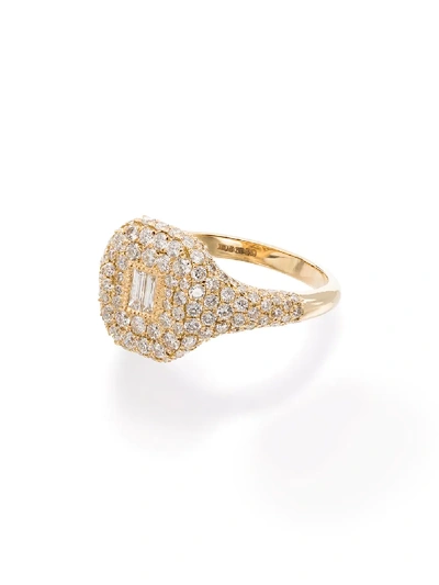 Shop Shay 18kt Yellow Gold Pave Diamond Ring