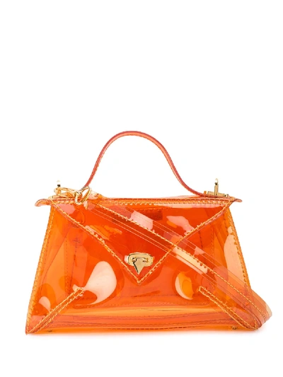 Tyler Ellis Small Lj Handbag In Orange