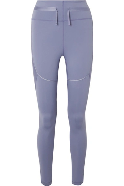 Shop Nike City Ready Reflective Stretch Leggings In Light Blue