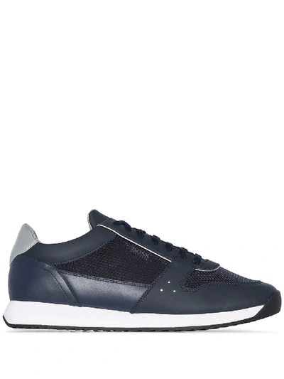 Shop Hugo Boss Sonic Run Sneakers In Blue