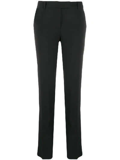 Shop Max Mara Slim-fit Tailored Trousers In Black