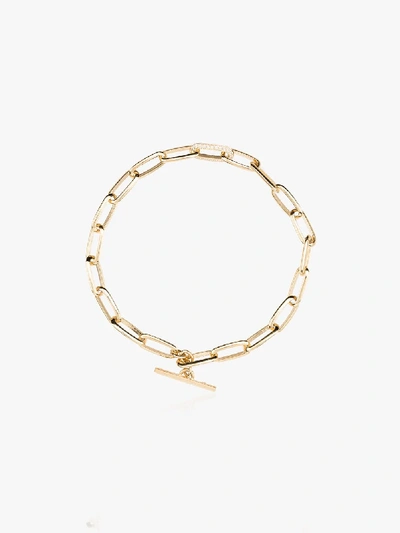 Shop Lizzie Mandler Fine Jewelry 18k Yellow Gold Diamond Chain Link Bracelet