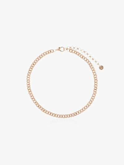 Shop Shay 18k Rose Gold Mini Link Diamond Necklace