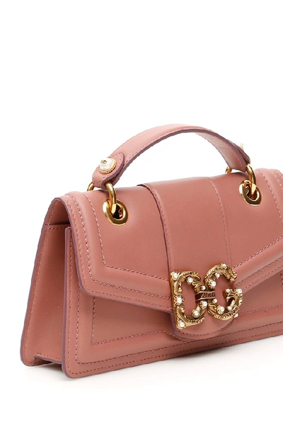 Shop Dolce & Gabbana Dg Amore Shoulder Bag In Pink