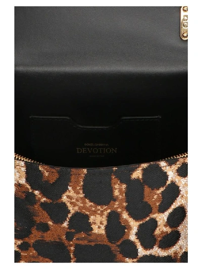 Shop Dolce & Gabbana Devotion Shoulder Bag In Multi