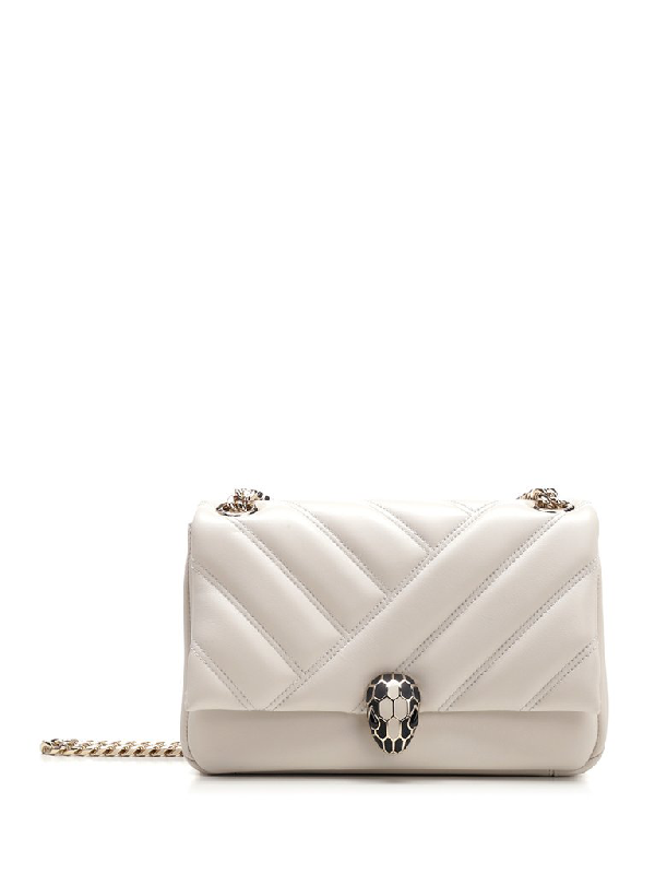 bulgari serpenti bag white