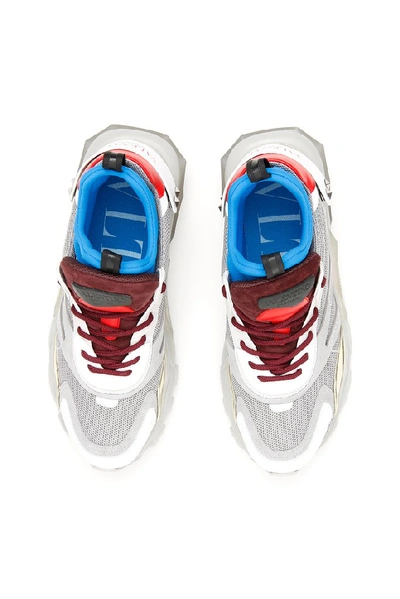 Shop Valentino Garavani Bounce Sneakers In Multi