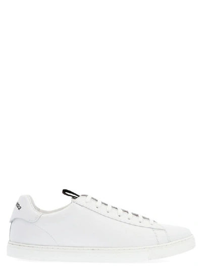 Shop Dsquared2 Logo Low Top Sneakers In White
