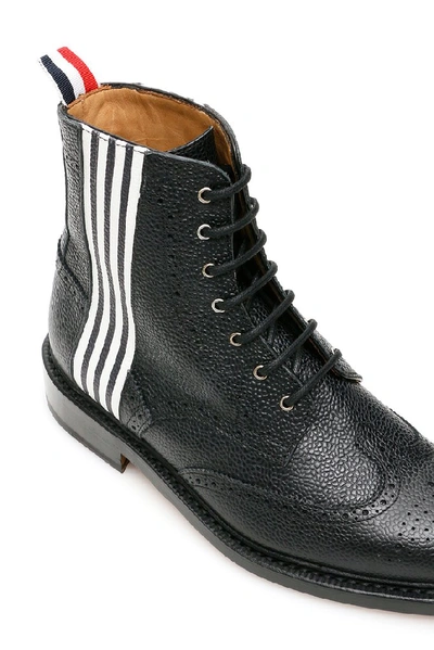 Shop Thom Browne Wingtip 4 In Black