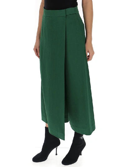 Shop Theory Skirt Front Pants In Green