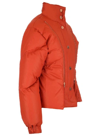 Shop See By Chloé Fitted Double Zip Jacket In Red