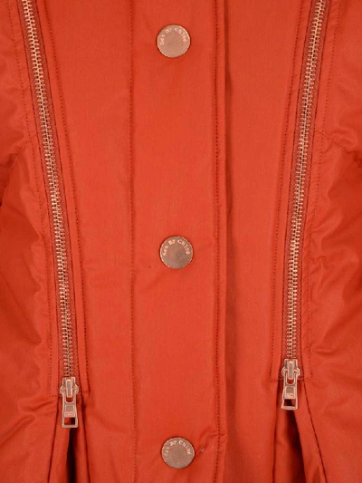 Shop See By Chloé Fitted Double Zip Jacket In Red