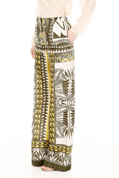 Shop Alberta Ferretti Palazzo Pants In Multi