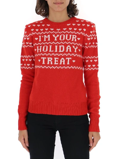 Shop Philosophy Di Lorenzo Serafini Slogan Sweater In Red