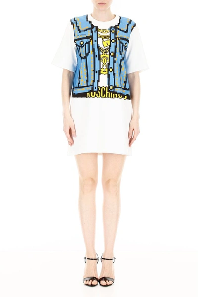 Shop Moschino Graphic Printed T In Multi