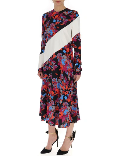 Shop Givenchy Bold Stripe Midi Dress In Multi