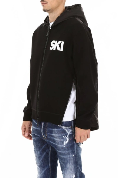 Shop Dsquared2 Ski Hoodie In Black