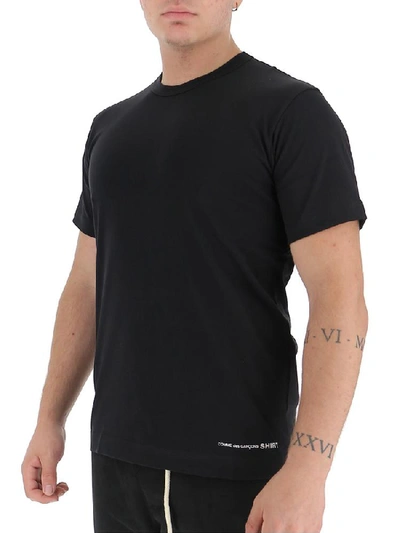 Shop Comme Des Garçons Shirt Classic Logo Crewneck T In Black