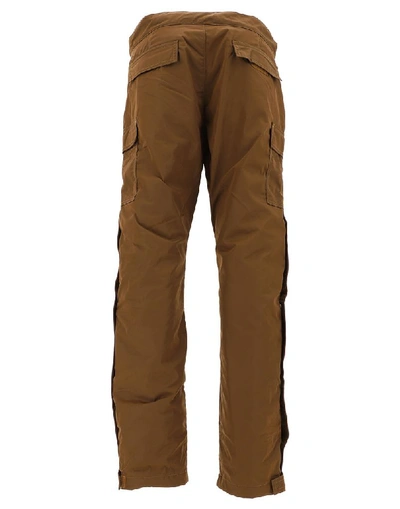 Shop Fear Of God Waist Tie Cargo Pants In Brown