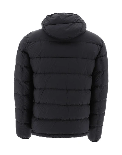 Shop Herno Reversible Hooded Puffer Jacket In Blue