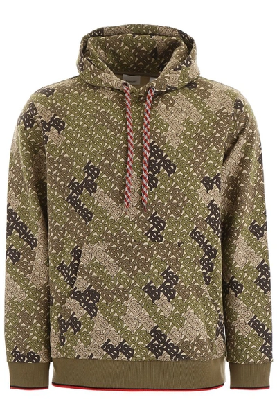 Shop Burberry Monogram Print Hoodie In Multi