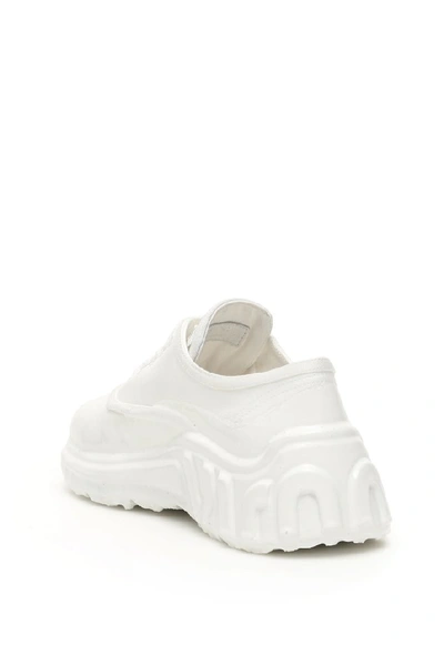Shop Miu Miu Logo Chunky Sneakers In White