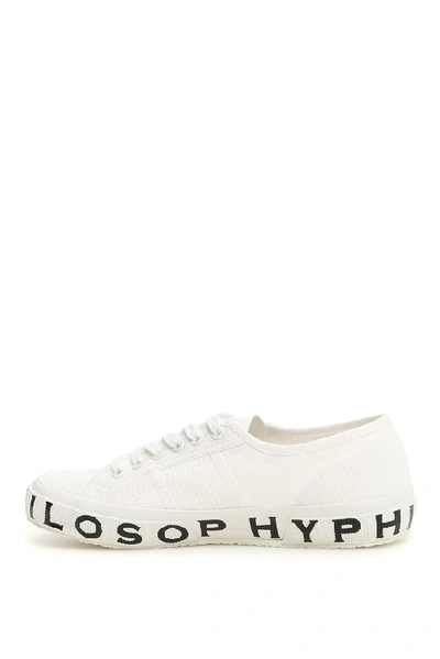 Shop Philosophy Di Lorenzo Serafini X Superage Logo Sneakers In White