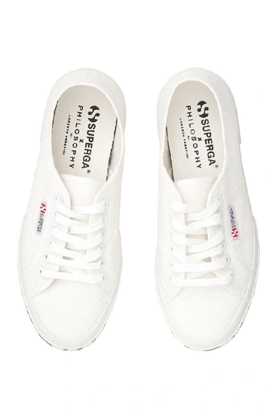 Shop Philosophy Di Lorenzo Serafini X Superage Logo Sneakers In White