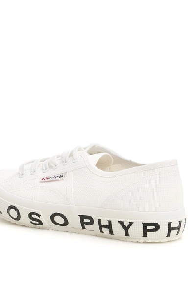 Shop Philosophy Di Lorenzo Serafini X Superage Logo Sneakers In White