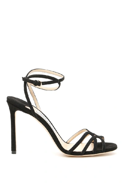 Shop Jimmy Choo Mimi Sandals In Black