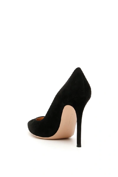 Shop Gianvito Rossi Pointed Toe Pumps In Black